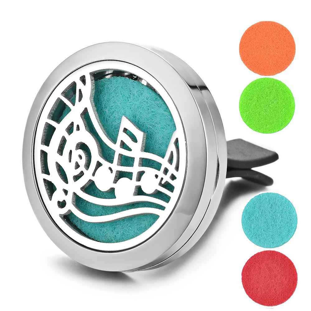 Car Air Freshener Scented Musical Note Clip