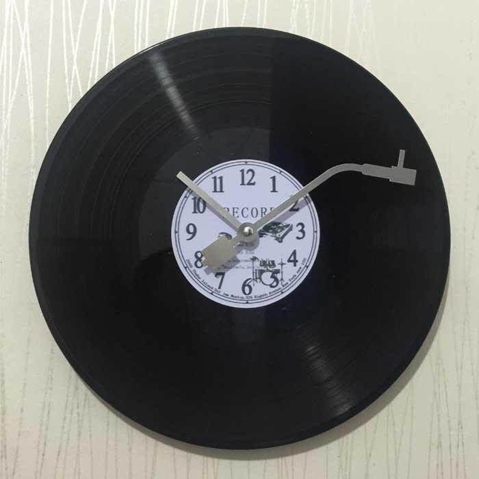 Creative Vinyl Record Wall Clock