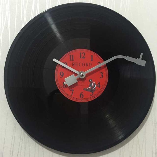 Creative Vinyl Record Wall Clock