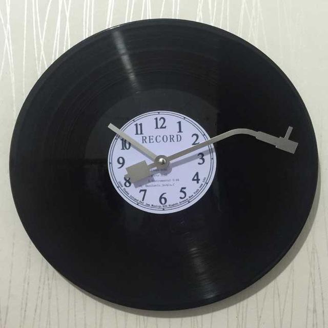 Creative Vinyl Record Wall Clock